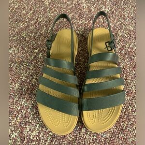 Crocs sandals.  Size 9.